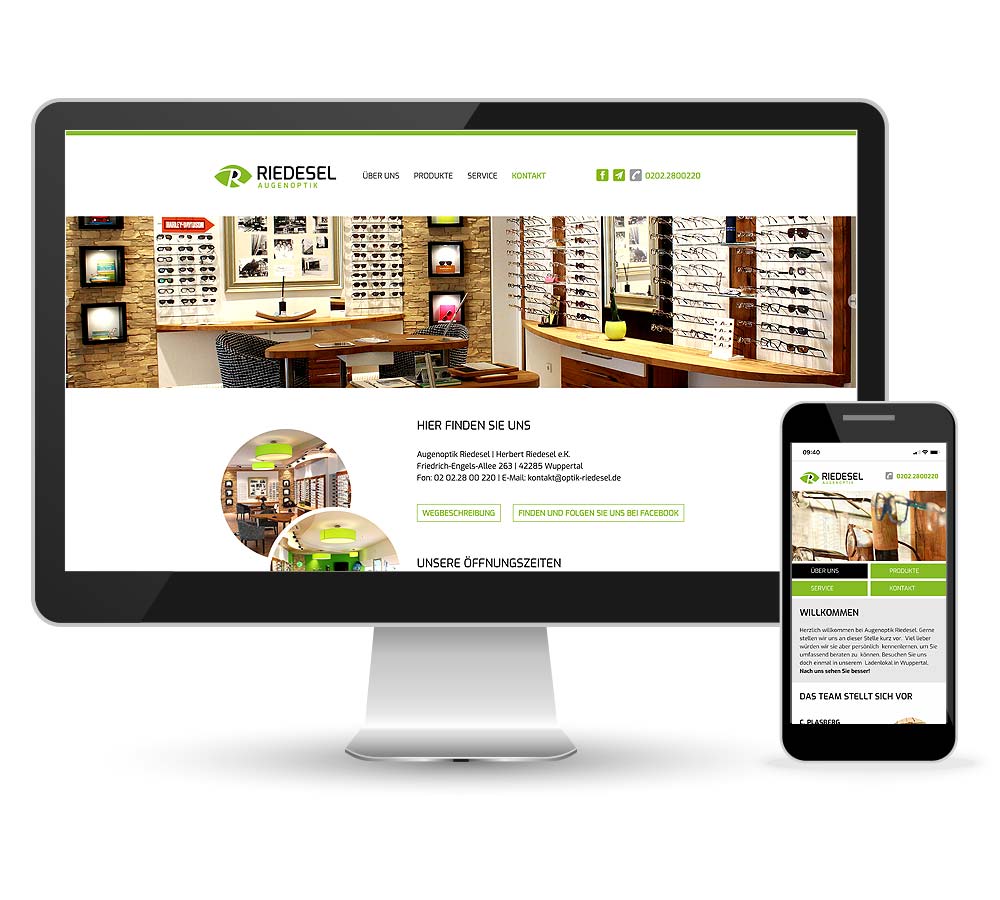 Optik Riedesel Webdesign Webdesign und Fotografie für Optik Riedesel