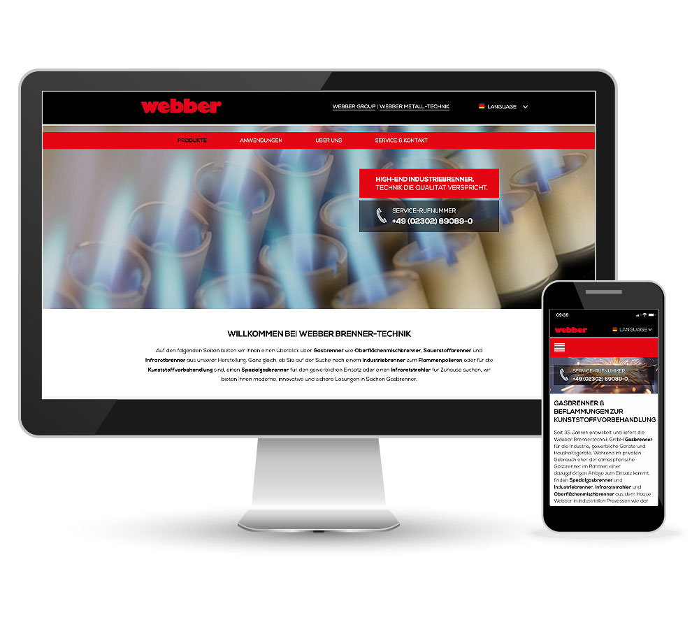 Webber Webdesign Webdesign für Webber