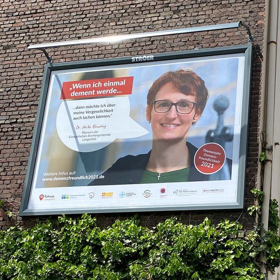 Plakataktion im Quartier