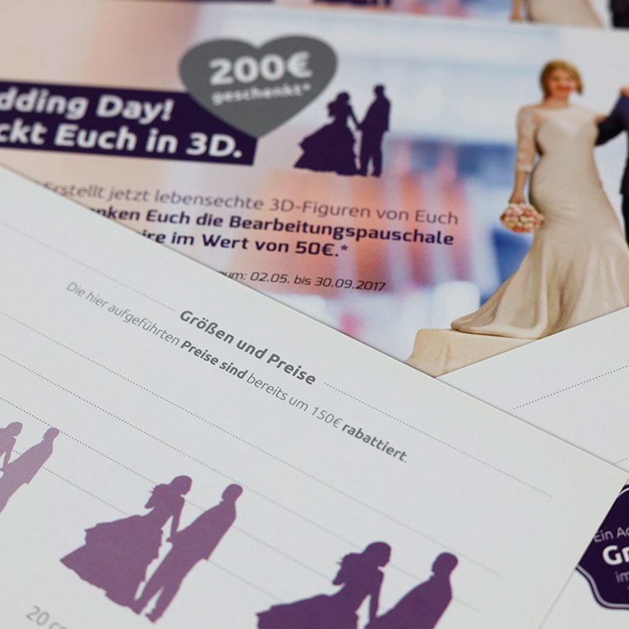 Diverse Printprodukte für unseren Kunden doob