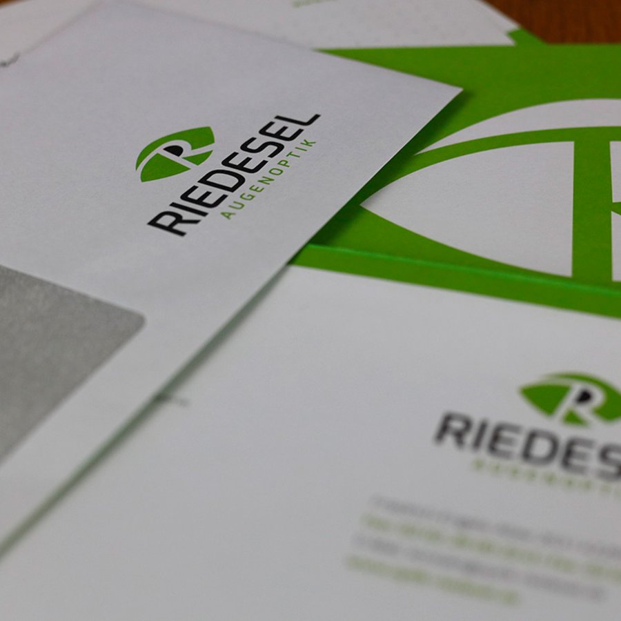 Geschäftsdrucksachen von Optik Riedesel