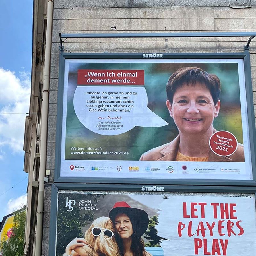 Plakate in Langerdeld zum Themenjahr