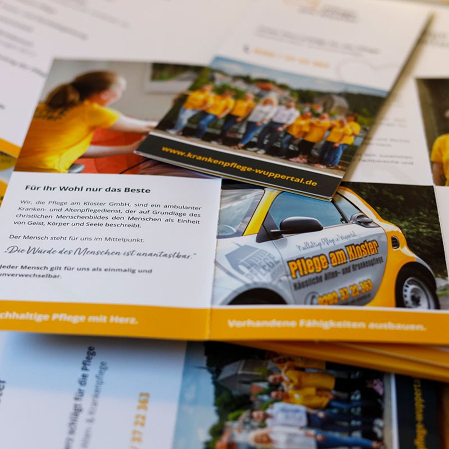 Printgestaltung für unseren Kunden