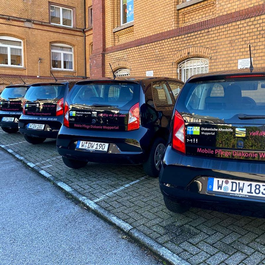 Gestaltung der Fahrzeugflotte für die mobile Pflege